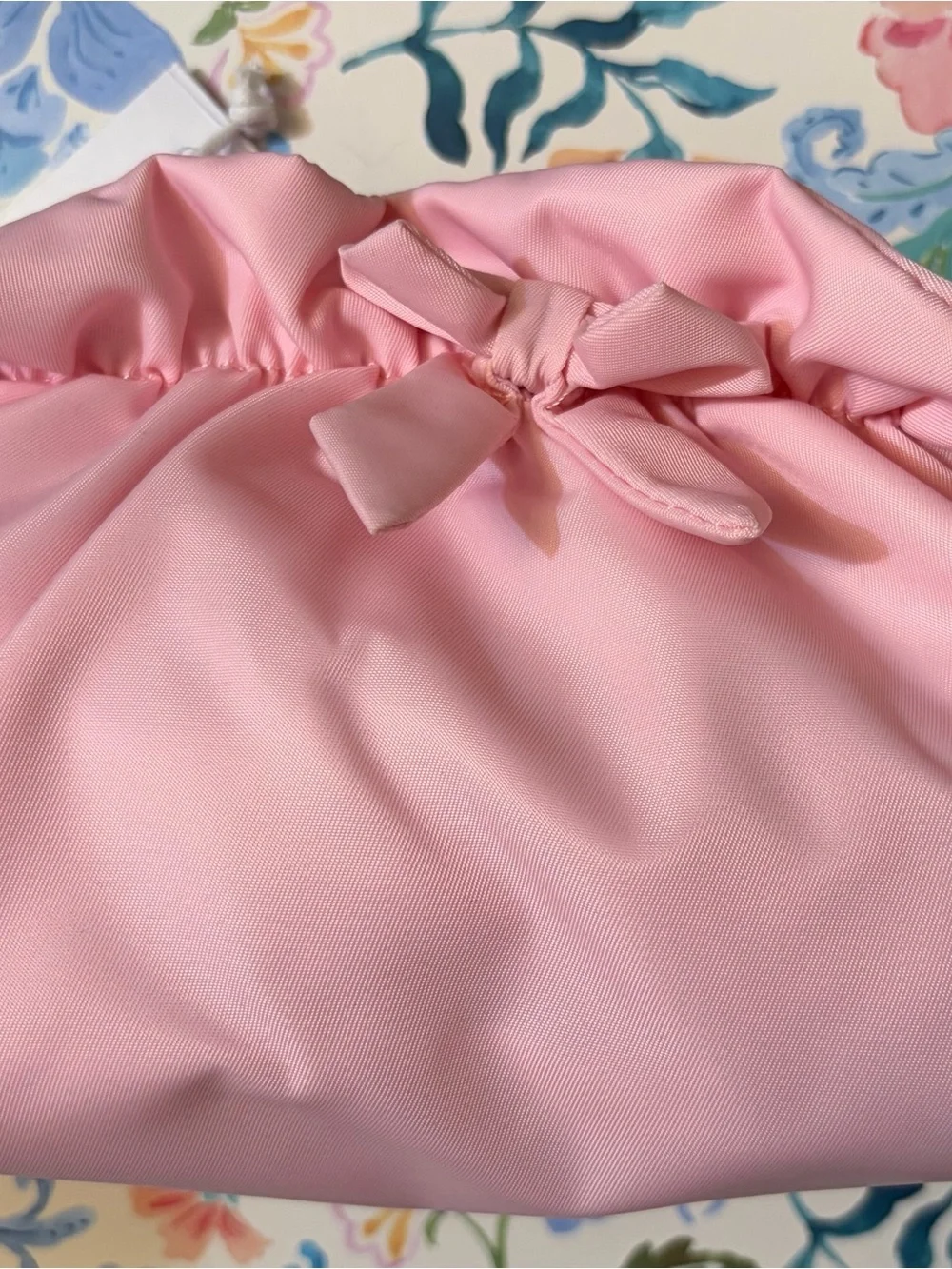 Stoney Clover Lane Light Pink Bow Pouch BRAND NEW WITH TAGS